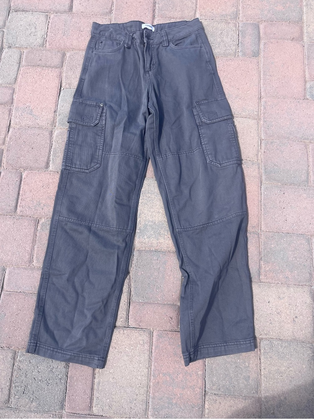 Garage women  Dark Gray Cargo  pants with Multiple Pockets